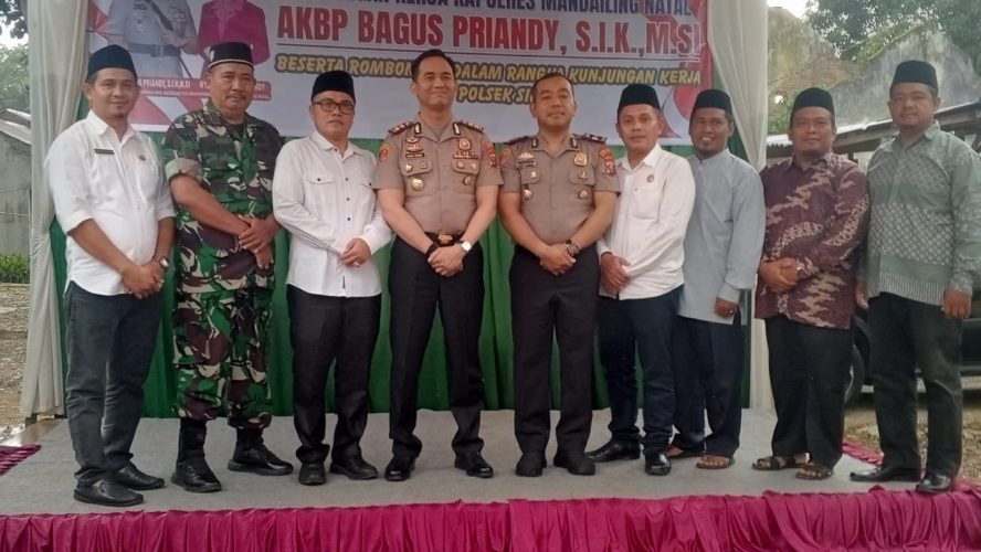 Kapolres Mandailing Natal AKBP. Bagus Priady Kunker ke Polsek Siabu ,,Tekankan Polsek Lakukan Pelayanan Prima dan Netralitas.