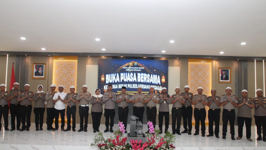 Pererat Ukhwah, Keluarga Besar Polres Sergai Gelar Buka Bersama