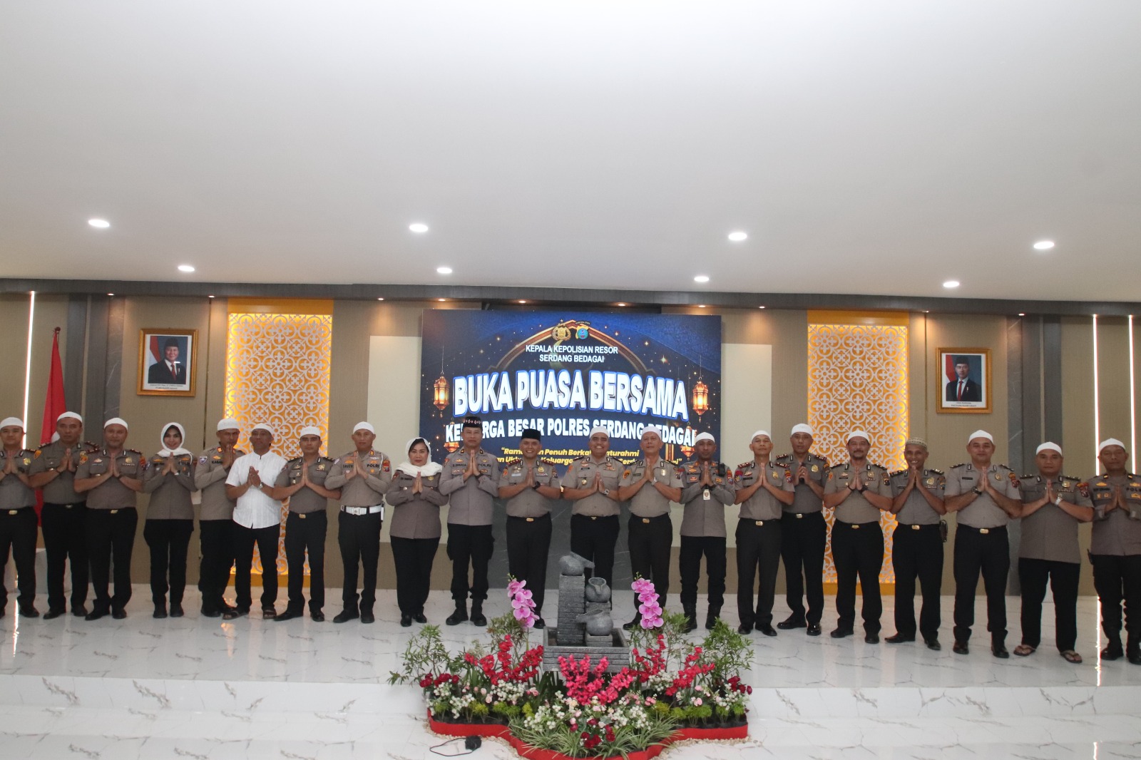 Pererat Ukhwah, Keluarga Besar Polres Sergai Gelar Buka Bersama
