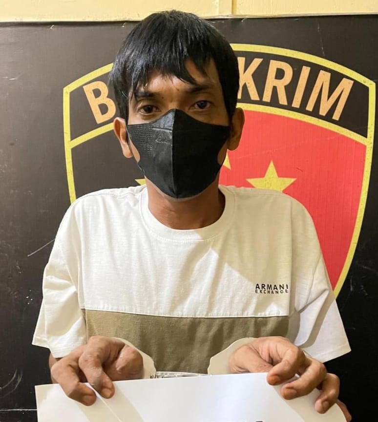 Polres Binjai Tangkap Residivis Kasus Pencurian Mesin Genset