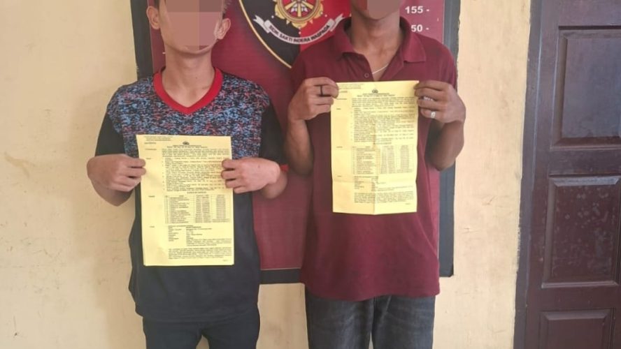 Polsek Tanjung Morawa Berhasil Amankan Dua Pelaku Pencurian Sepeda Motor