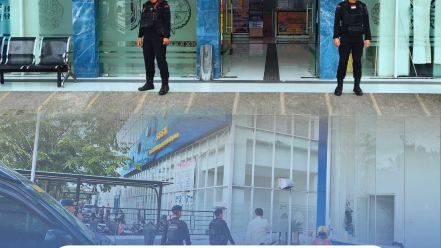 Brimob Polda Sumut Lakukan Pemantauan Keamanan Di Terminal Amplas
