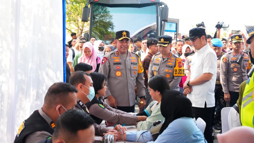 Polda Sumut Sediakan Layanan Kesehatan Gratis Bagi Pemudik Dan Sopir Bus