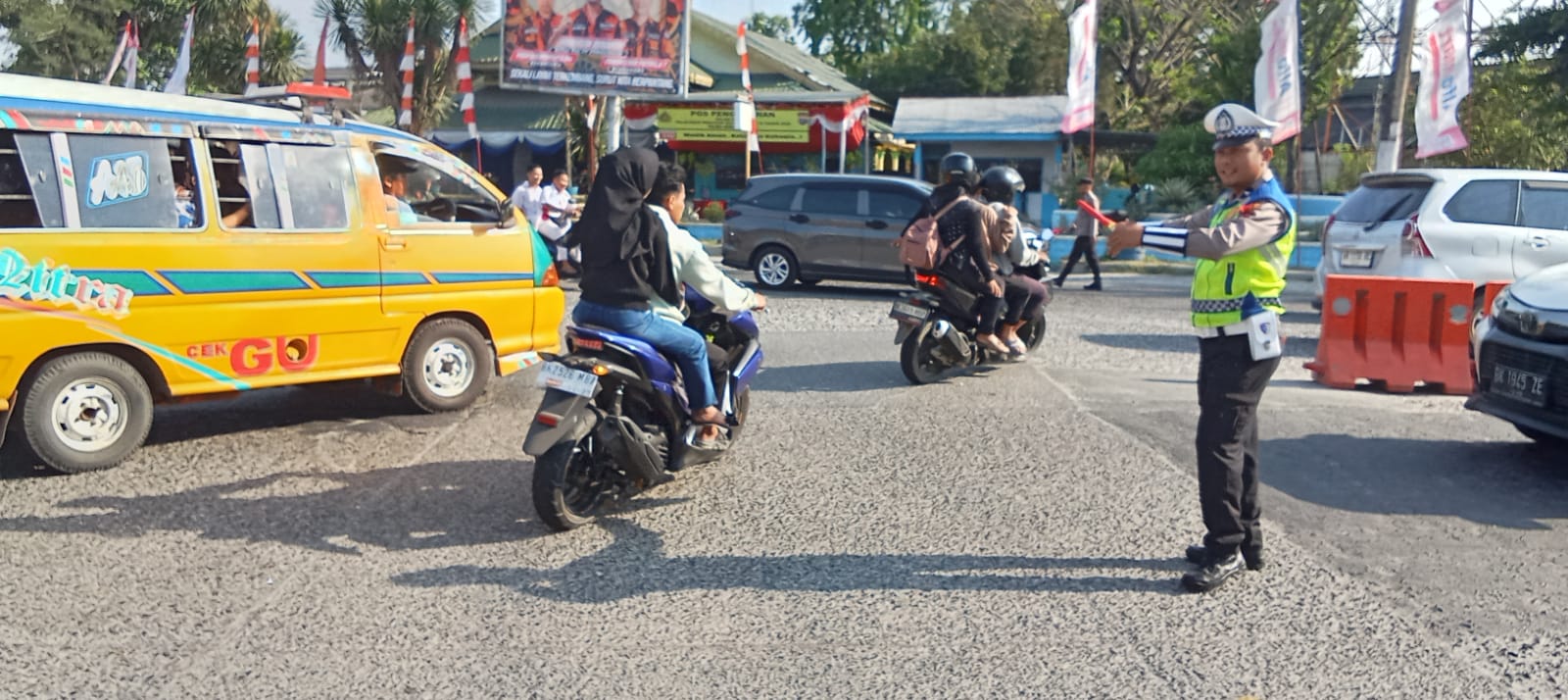 Libur Lebaran Hari Ketiga, Lalu Lintas Serdang Bedagai Terpantau Kondusif