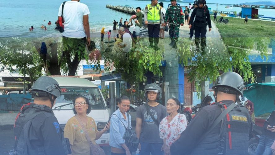 Di Tengah Arus Lebaran, Brimob Sumut Hadir Bukan Sekadar Mengamankan, Tapi Juga Menenangkan Masyarakat Sibolga