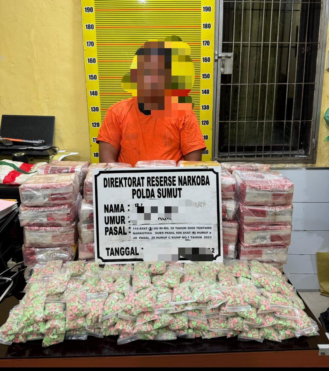 Polda Sumut Gagalkan Penyelundupan 50 Kg Sabu Dan 20 Ribu Butir Ekstasi Di Perairan Asahan