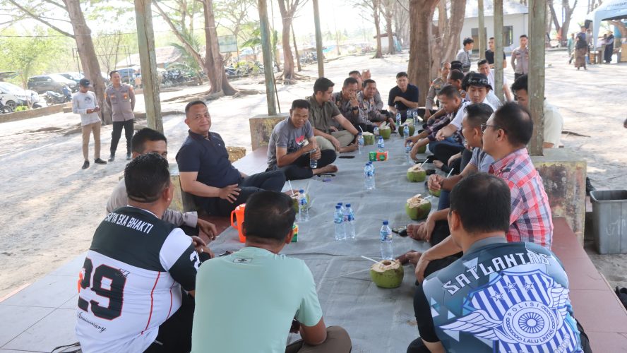 Kapolres Batubara Pimpin Monitoring Langsung Pantai Sujono Jelang Lebaran, Fokus Keamanan Dan Keselamatan Wisatawan