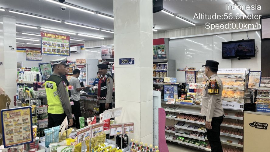 Patroli Malam Polres Labusel Sasar Titik Rawan, Situasi Kotapinang Aman Dari 3C Dan Balap Liar