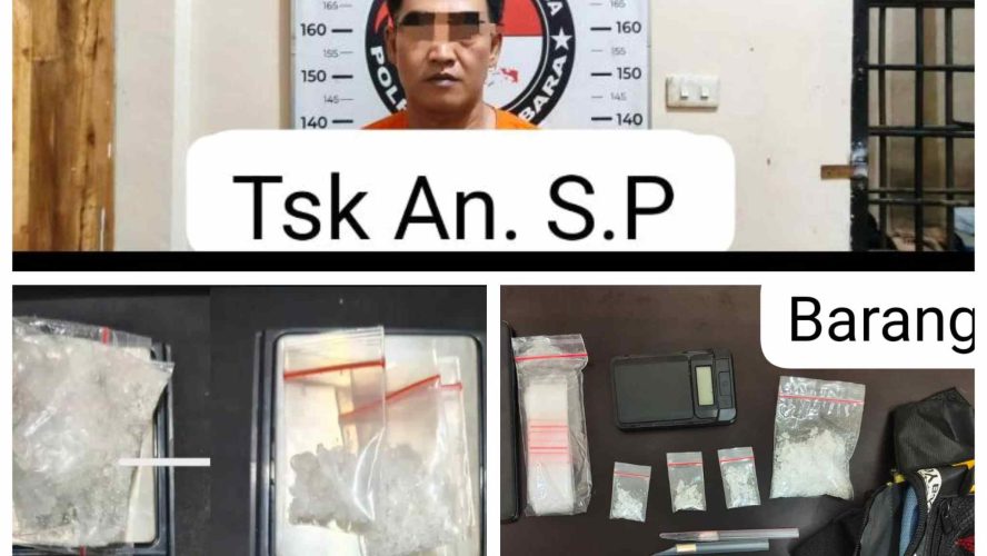 Polres Batu Bara Ungkap Peredaran Sabu di Sei Balai, Sita 16,99 Gram Dari Tersangka