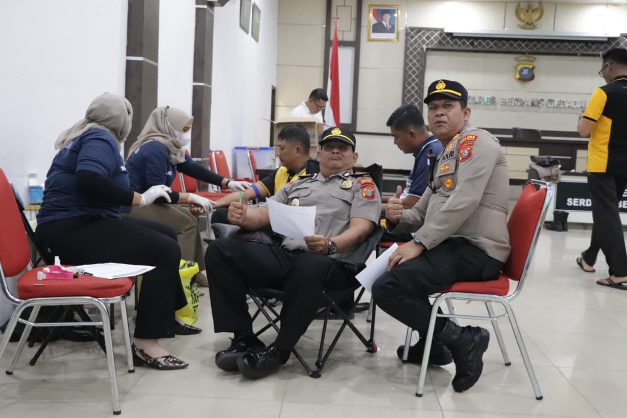 Kegiatan Rikkesla Biddokkes Polda Sumut Dalam Rangka Pemeriksaan Kesehatan Berkala Tahun 2026 Personil Polres Sergai