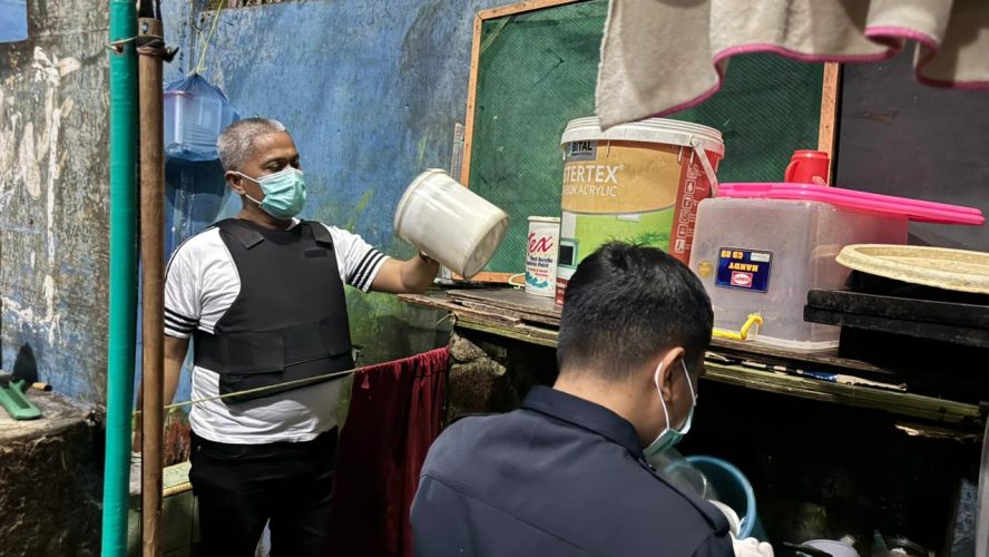 Polsek Labuhan Ruku Gelar Razia Bersama Di Lapas Kelas II A Labuhan Ruku