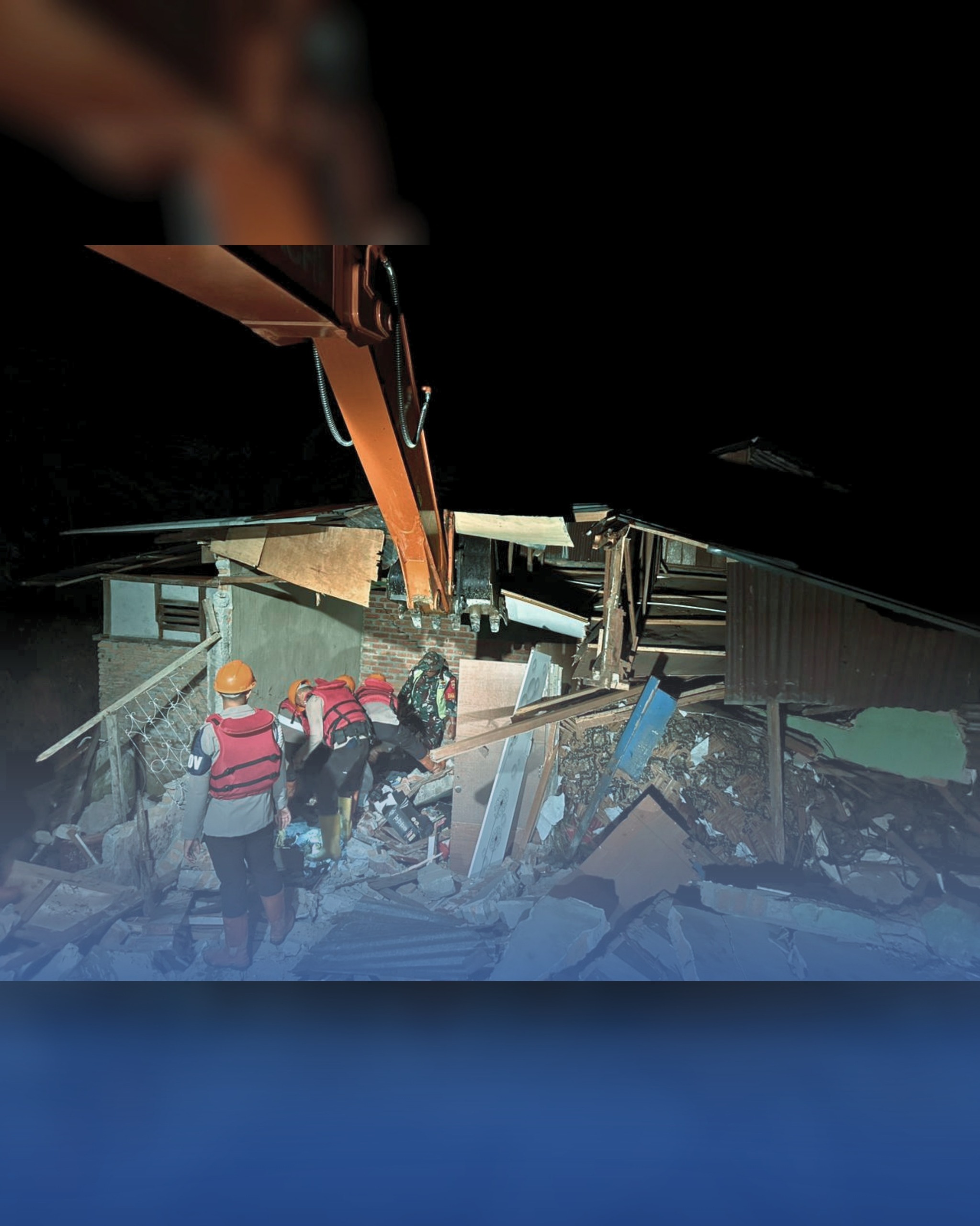 Dini Hari Mencekam, Brimob Sumut Terjang Longsor Sembahe Demi Selamatkan Nyawa