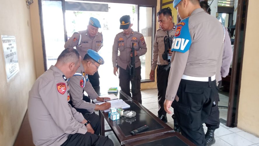 Si Propam Polres Sergai Dampingi Subdit Provos Bid Propam Polda Sumut Dalam Rangka Pemeriksaan Senpi Dinas Jajaran Polres Sergai