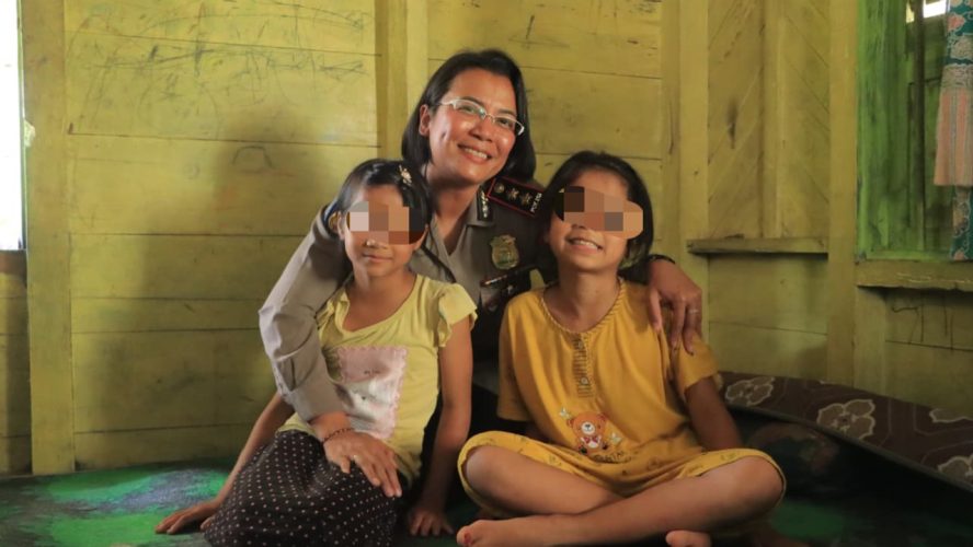 Kapolres Samosir Jadi Orangtua Asuh Anak Korban Penganiayaan, Wujud Kepedulian Masa Depan Korban