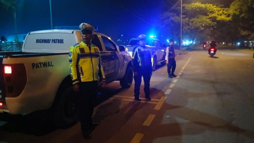 Polresta Deli Serdang Gelar Patroli Blue Light, Wujudkan Rasa Aman Bagi Masyarakat