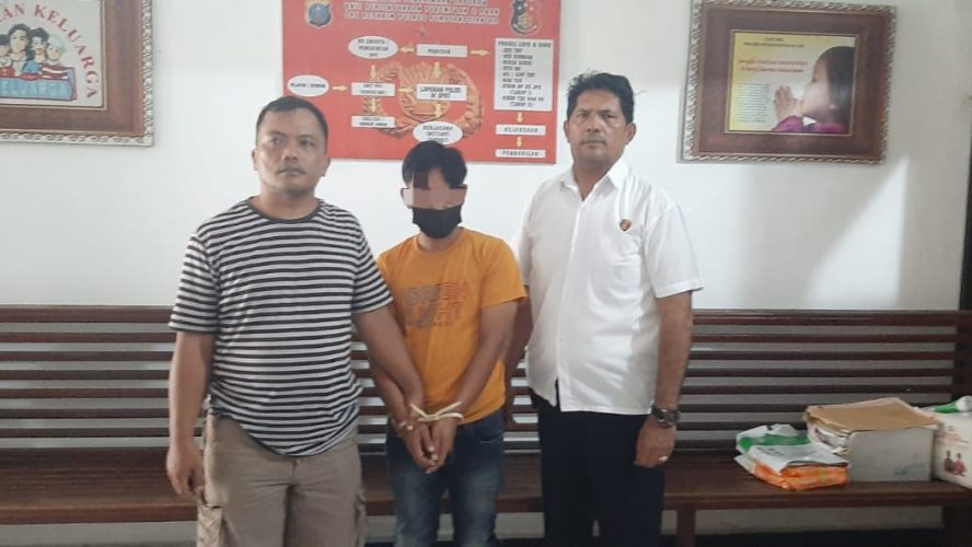 Sat Reskrim Polres Pematangsiantar Amankan Terduga Pelaku KDRT 