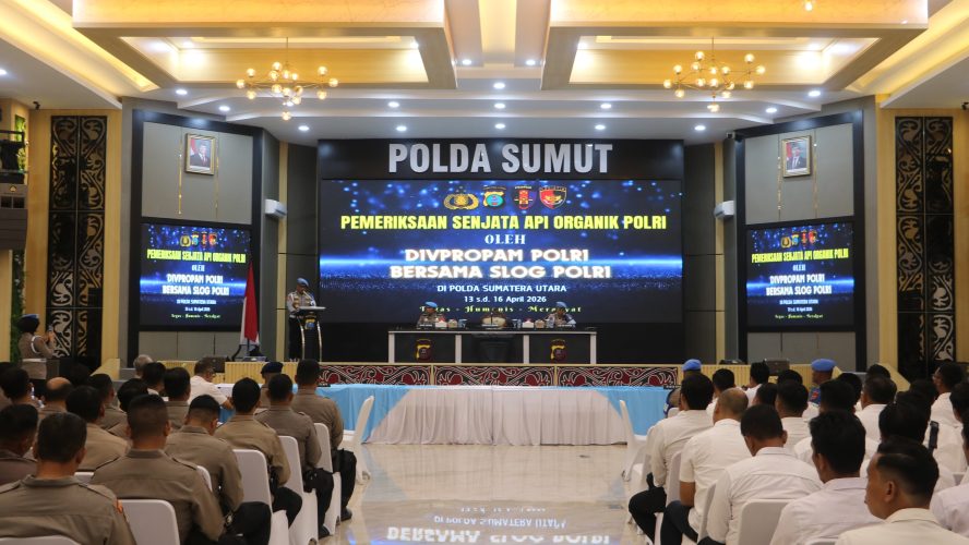 Propam–SLOG Mabes Polri Periksa Senpi Di Polda Sumut, Tegaskan Disiplin Dan Akuntabilitas Anggota