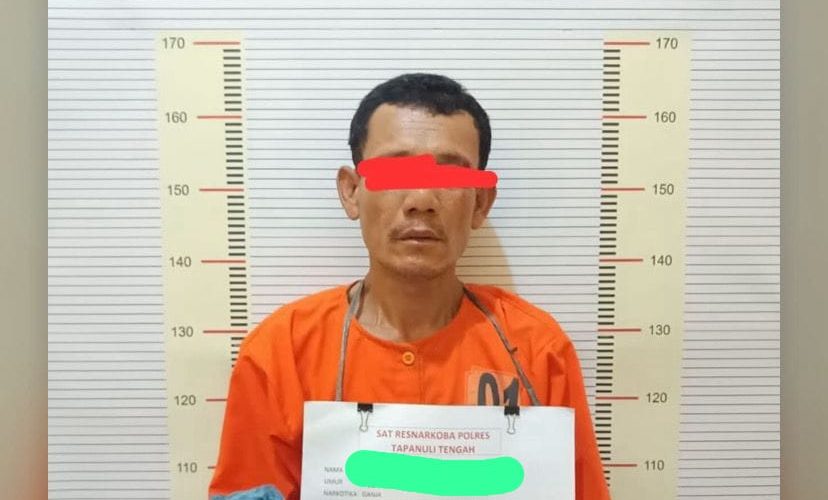 Polres Tapteng Ringkus ‘Kongo’, Pengedar Paket Lengkap Ganja Dan Sabu Di Lubuk Tukko