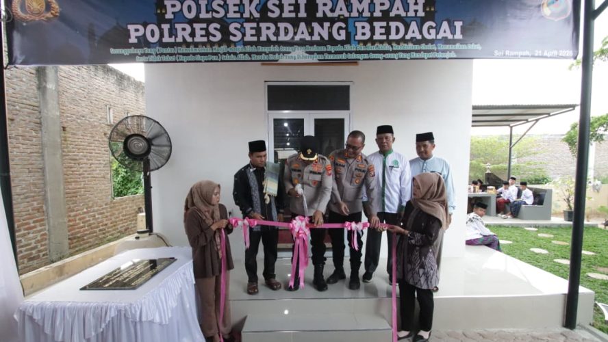 Syukuran Perubahan Nomenklatur Polsek Firdaus Menjadi Polsek Sei Rampah Dan Meresmikan Mushola Al Jabbar