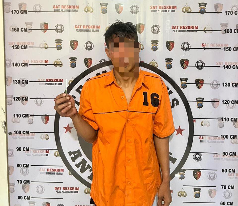 Polres Pelabuhan Belawan Ringkus Pelaku Begal Motor, Hasil Tes Urine Positif Narkoba 
