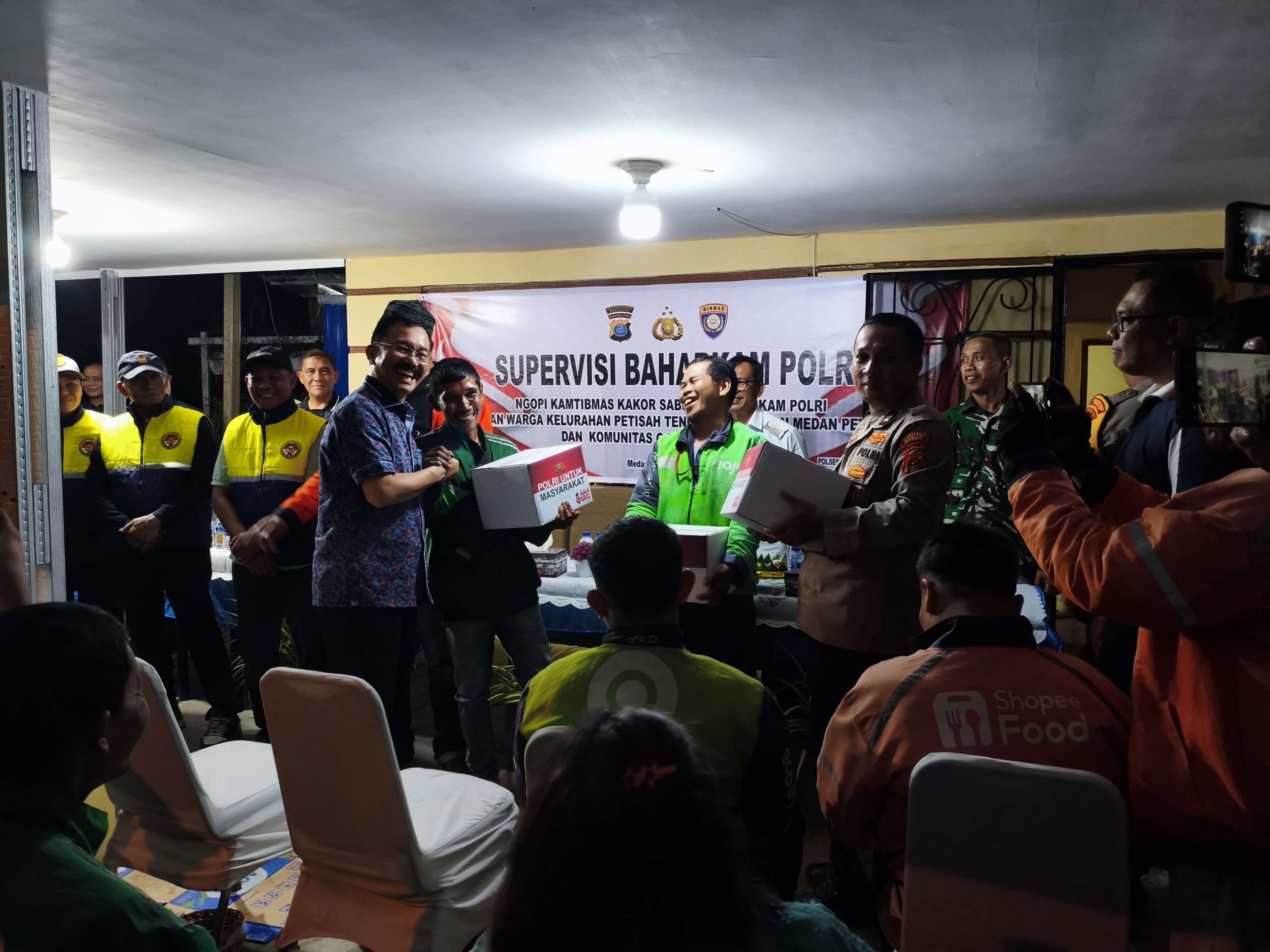 Ngopi Kamtibmas Di Medan, Baharkam Polri Perkuat Kolaborasi Warga Dan Ojol Jaga Keamanan
