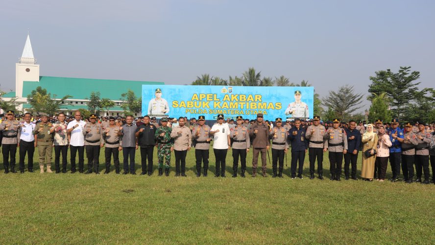 Apel Sabuk Kamtibmas, Kapolda Sumut Tekankan Kekuatan Sinergi Jaga Stabilitas Keamanan