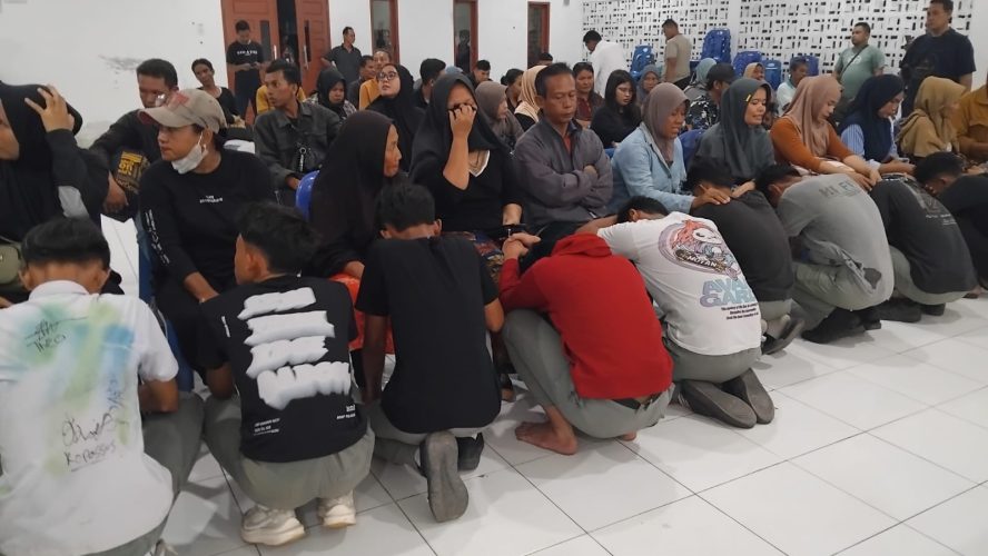 Polresta Deli Serdang Amankan Puluhan Pelajar Terlibat Konvoi Ugal-Ugalan Di Biru-Biru, Situasi Berhasil Dikendalikan