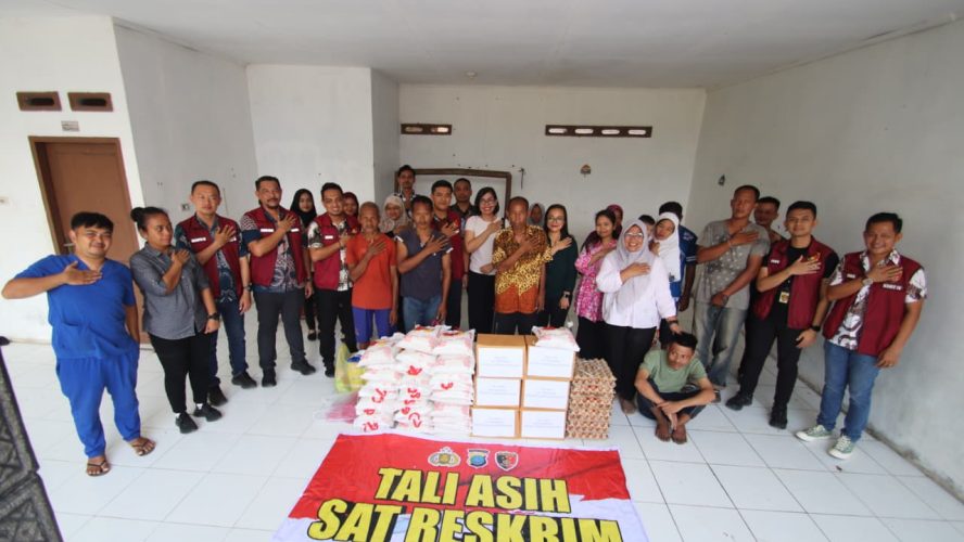 Anjangsana Satreskrim Polres Sergai Ke Rumah Singgah ODGJ Yayasan Cahaya Hati Kemanusiaan 