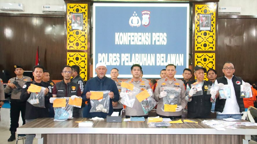 Empat Bulan, 320 Kasus Dibongkar: Polres Belawan Sikat Narkoba Dan Kejahatan Jalanan