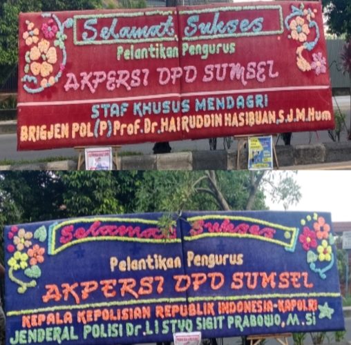 Apresiasi Dua Tokoh Nasional Pelantikan Pengurus DPD Akpersi Sumsel Bertabur Dukungan Baik.
