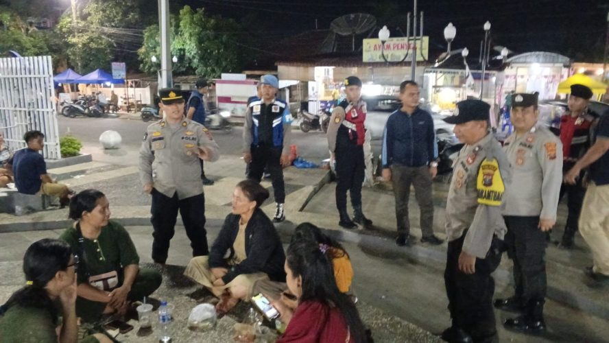 Cegah Kriminalitas Dan 3C, Polres Tapteng Gelar Patroli Blue Light Di Sejumlah Titik Rawan