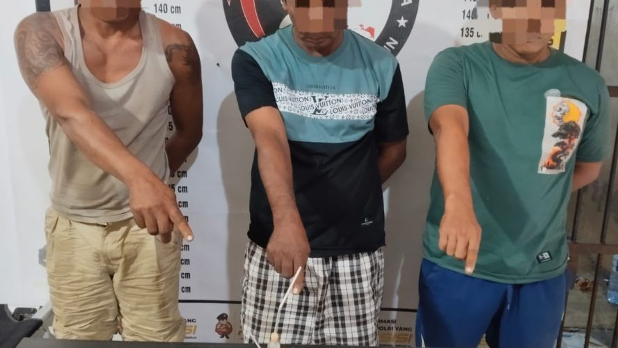 Polres Simalungun Gerebek Sarang Narkoba, Tiga Tersangka Sabu Ditangkap, Pemasok Diburu