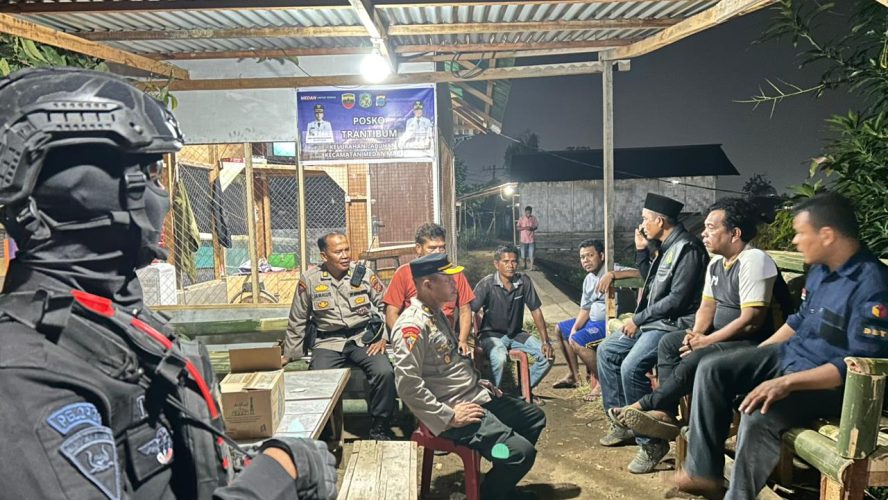 Brimob Polda Sumut Perkuat Patroli Skala Besar Di Belawan, Situasi Kamtibmas Kondusif