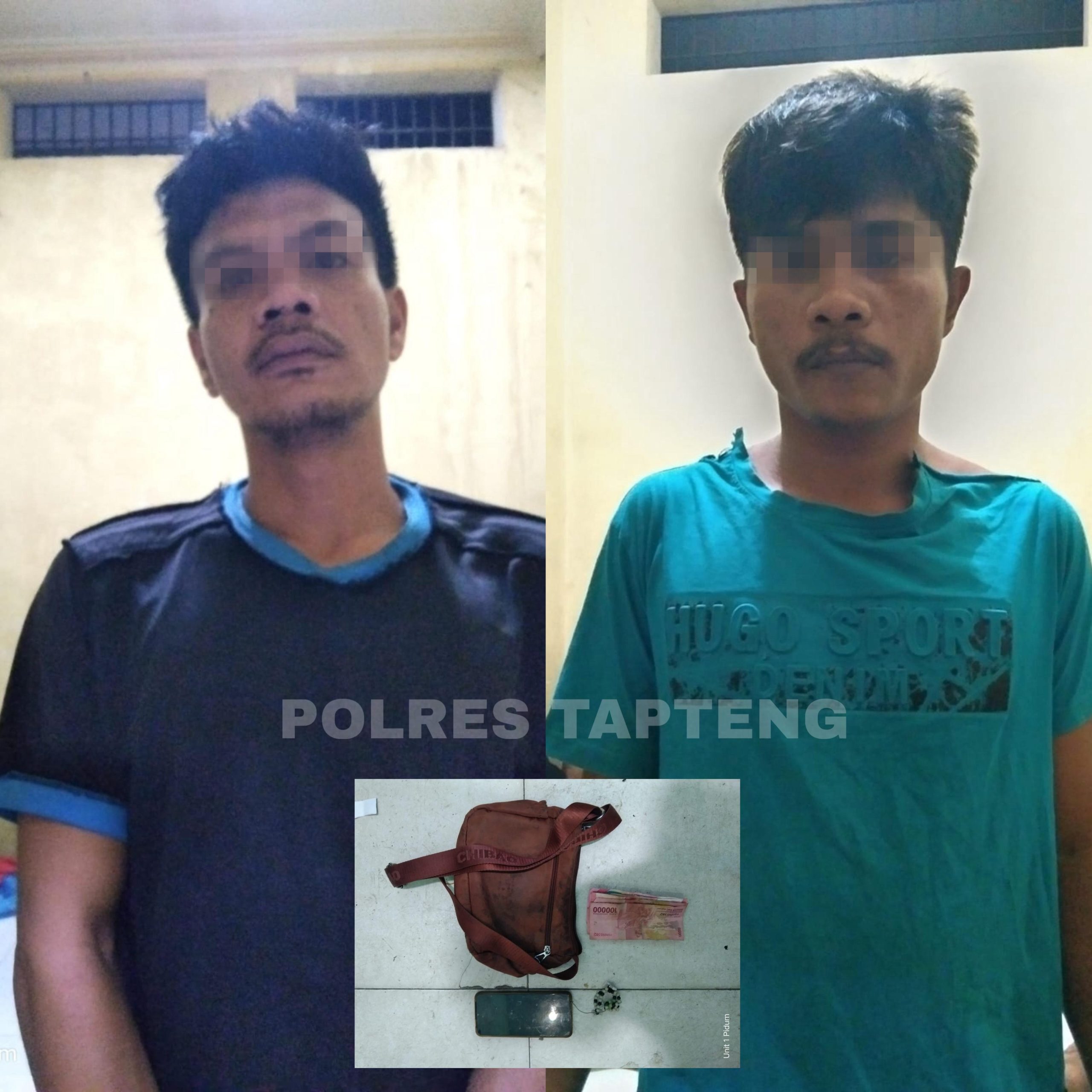 Polres Tapanuli Tengah Ringkus Dua Pelaku Jambret Di Desa Aek Horsik