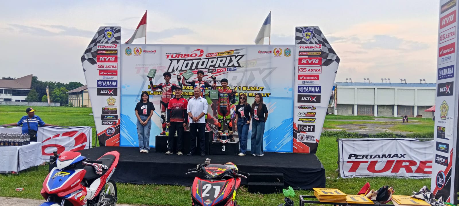 Kejuaraan Nasional Motoprix Regional Sumatera Putaran Pertama 2026 Sukses Di Gelar Di Sirkuit Dispora Sumut