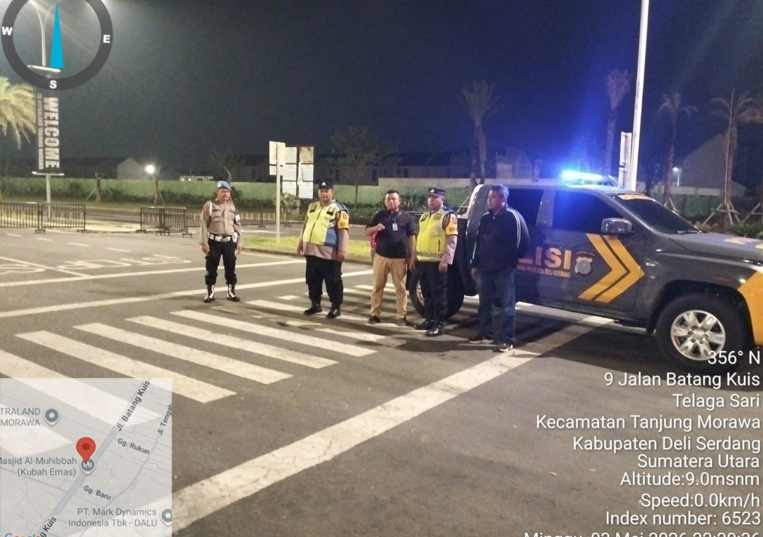 Patroli Blue Light Ditingkatkan, Polresta Deli Serdang Perkuat Kehadiran Polisi Di Malam Hari