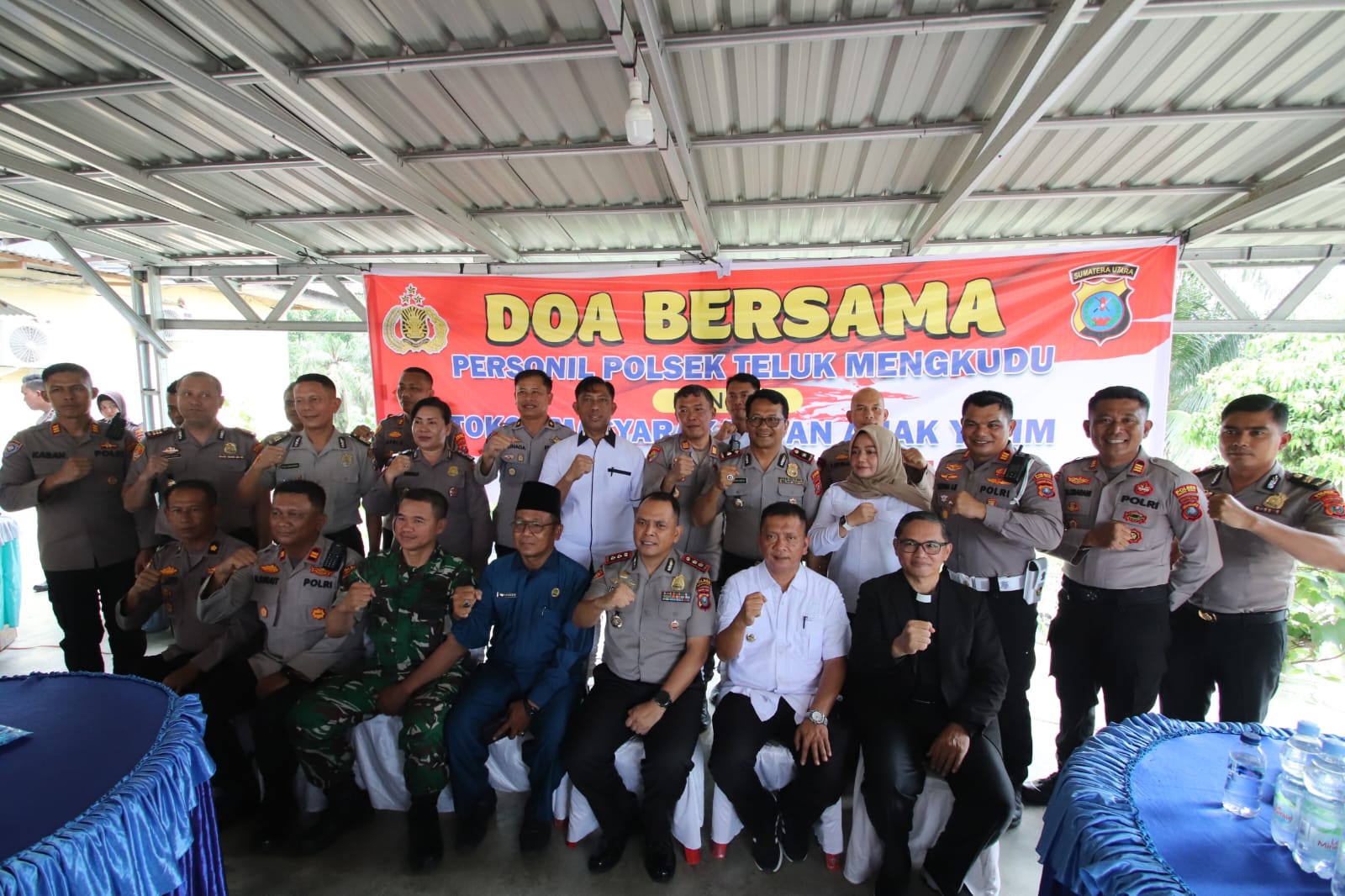 Polsek Teluk Mengkudu Gelar Doa Bersama, Kapolres: Berintegritas Dan Humanis Dalam Melayani Masyarakat