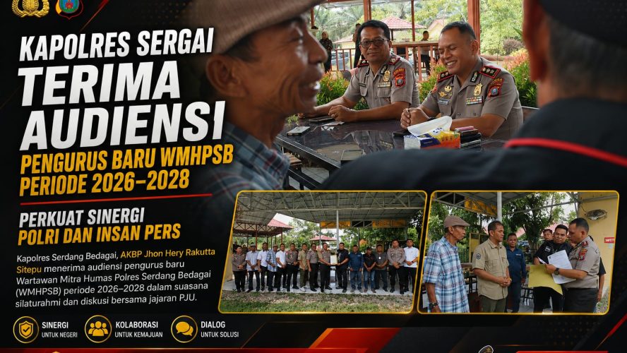 Kapolres Sergai Terima Audiensi Dan Silaturahmi Pengurus Baru WMHPSB Periode 2026–2028