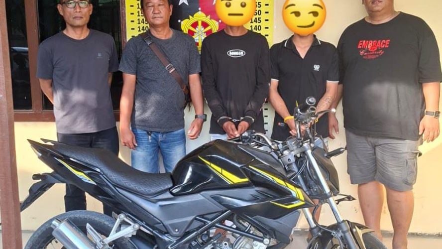 Gerak Cepat Polsek Bandar Huluan Ringkus Dua Pelaku Pencurian Sepeda Motor, Korban Rugi Rp 20 Juta