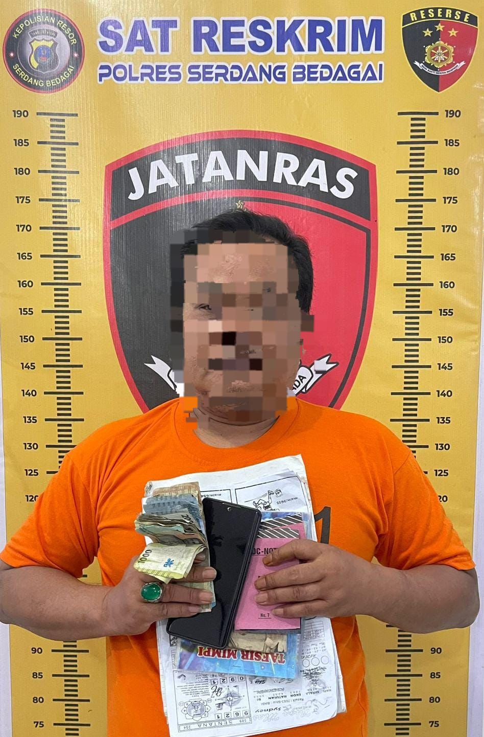 Tiga Tahun Jadi Jurtul Judi, Pria Inisial IR Diciduk Sat Reskrim Polres Sergai