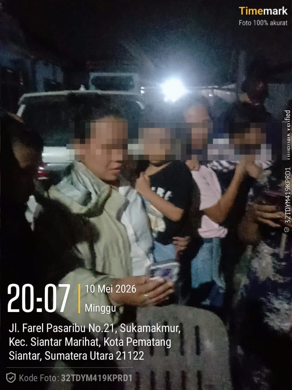 Respon Cepat CC 110, Polsek Siantar Marihat Pertemukan Anak 6 Tahun Terpisah Dengan Orangtuanya Di Jalan Durian
