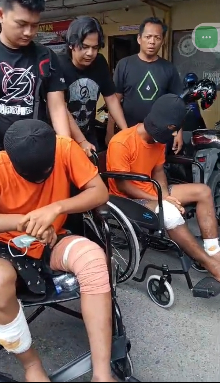Tim Cobra Polres Binjai, Lumpuhkan Pelaku Begal Terhadap Anak Sekolah Di Binjai