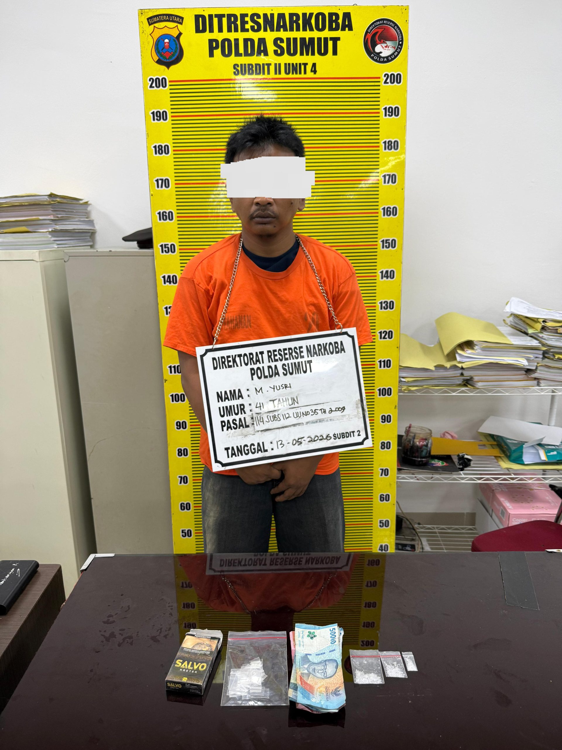 Dua Pengedar Sabu Di Medan Maimun Diciduk Saat Transaksi, Polisi Sita Paket Narkoba Dan Uang Tunai