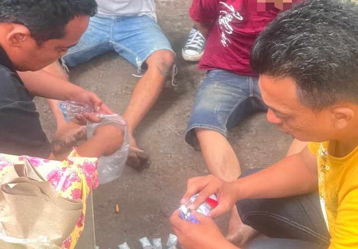 Sikat Peredaran Gelap Narkoba, Satres Narkoba Polres Sergai Gerebek Dusun III Kuala Lama