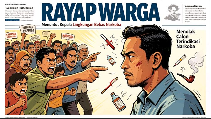 Waspada! Warga Tuntut Kepling Baru Bebas Narkoba, Jangan Lahirkan “Rayap Warga”