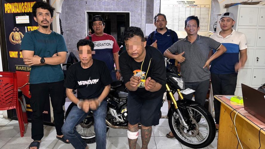 Tiga Hari Buron, Polres Pematangsiantar Ringkus Dua Pelaku Curat Pencurian Motor Dinas Kodim