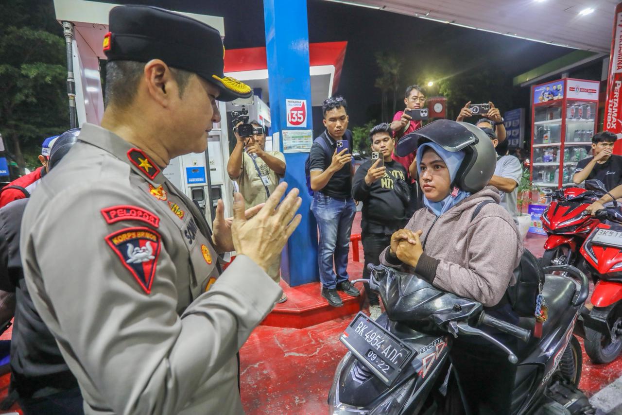 Polda Sumut Tinjau SPBU Sekitar Medan, Pastikan Stok BBM Aman Saat Blackout