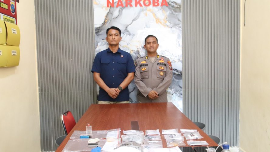 Doorstop Kasat Res Narkoba, Ungkap Giat GSN Dalam Dua Pekan Berhasil Ringkus 23 Tersangka Dan Sita 36,21 Gram Sabu