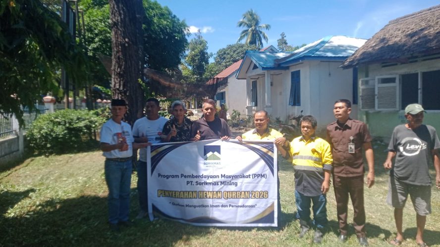 PT . SMM Salurkan Program Pemberdayaan Masyarakat Berikan Bantuan 1 Ekor Lembu Qurban Kepada Korwasis.