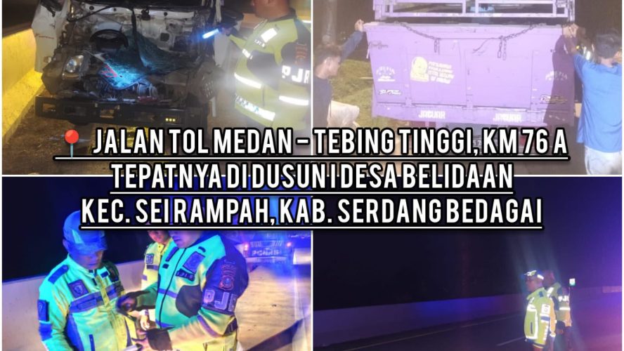Sat Lantas Polres Sergai Tangani Empat Kecelakaan Lalu Lintas Terjadi Di Sergai Dalam Sehari, Tiga Korban Luka-Luka